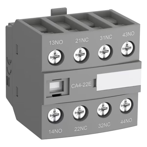 CA4-22M, FRNT MNT AUX, 2NO/2NC, AF09-AF16, Abb, Mfr#: CA4-22M
